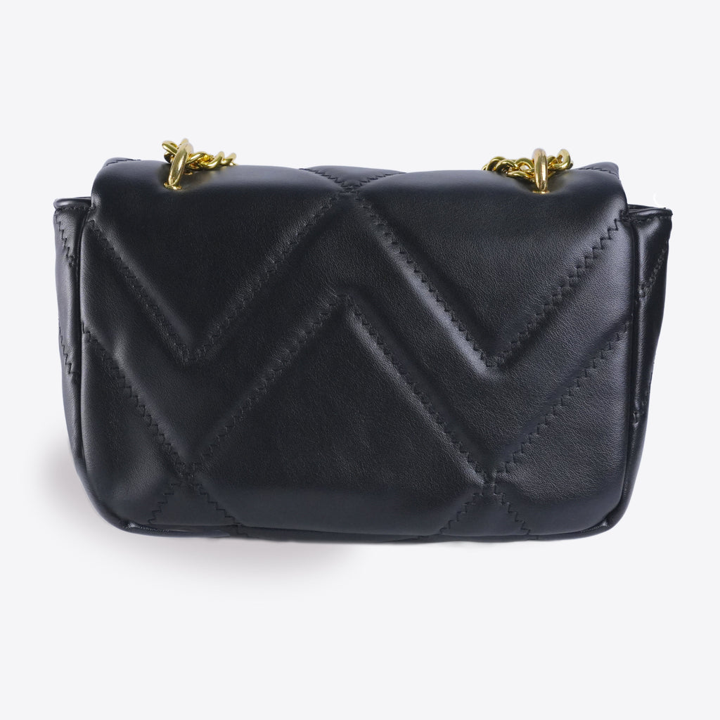 Women Quilted Leather Sling Bag