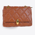 Women Quilted Leather Crossbody Bag
