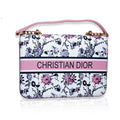 Pink & White Printed Crossbody Bag