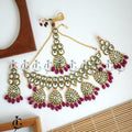 Ruby Radiance Kundan Bridal Jewelry Set