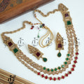 Regal Multi-Layered Gemstone Mala Set