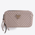 Women Quilted Leather Crossbody Bag