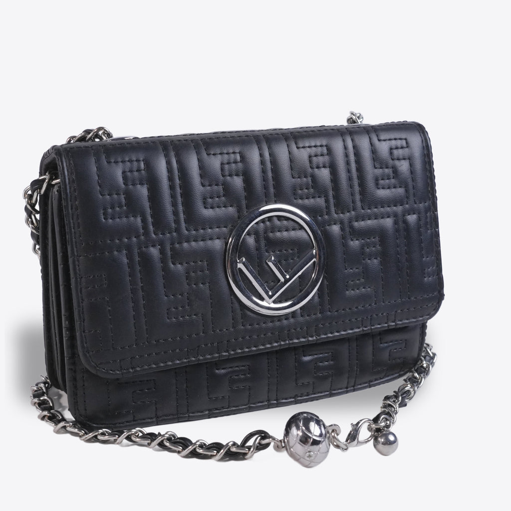 Women Textured Leather Crossbody Bag