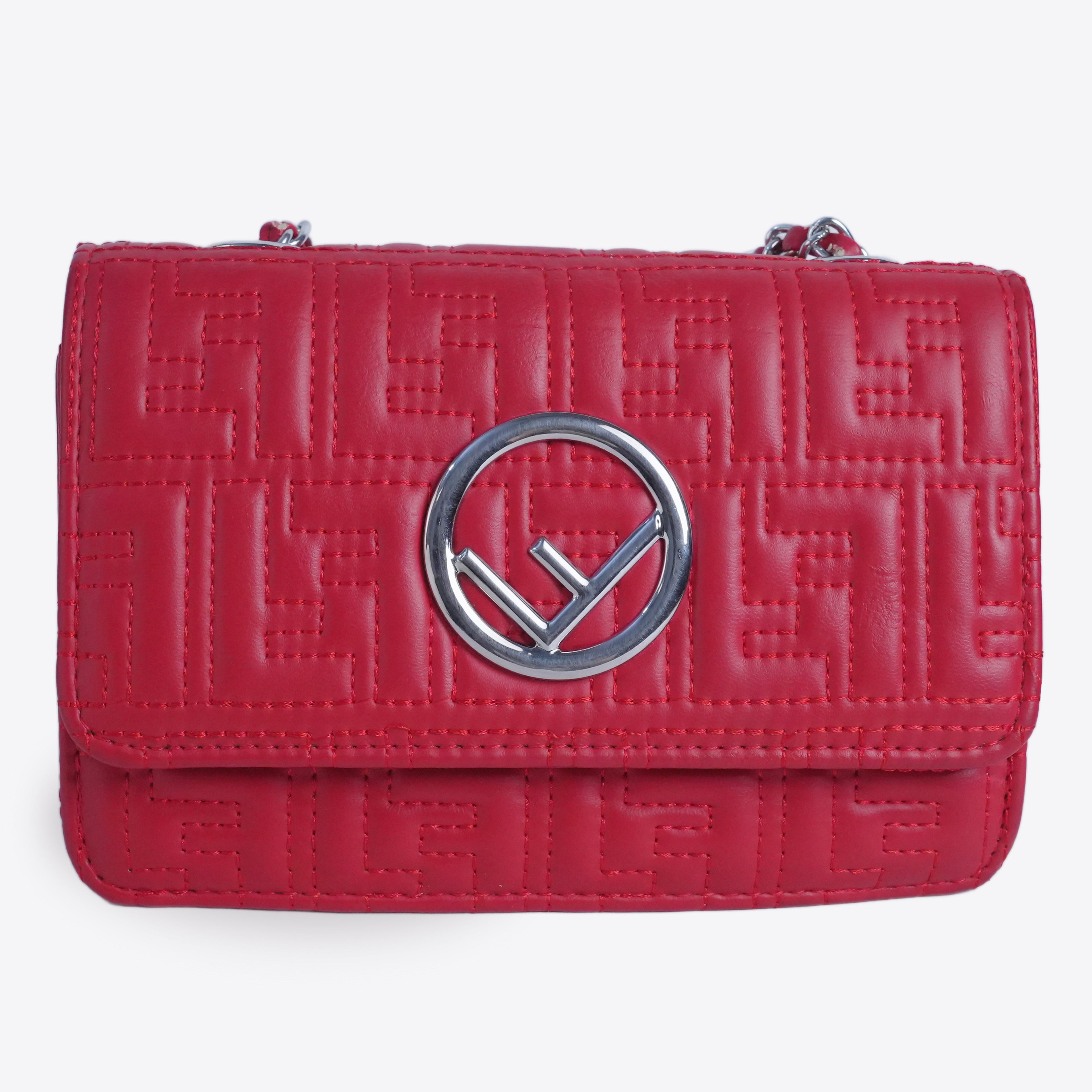 Women Textured Leather Crossbody Bag