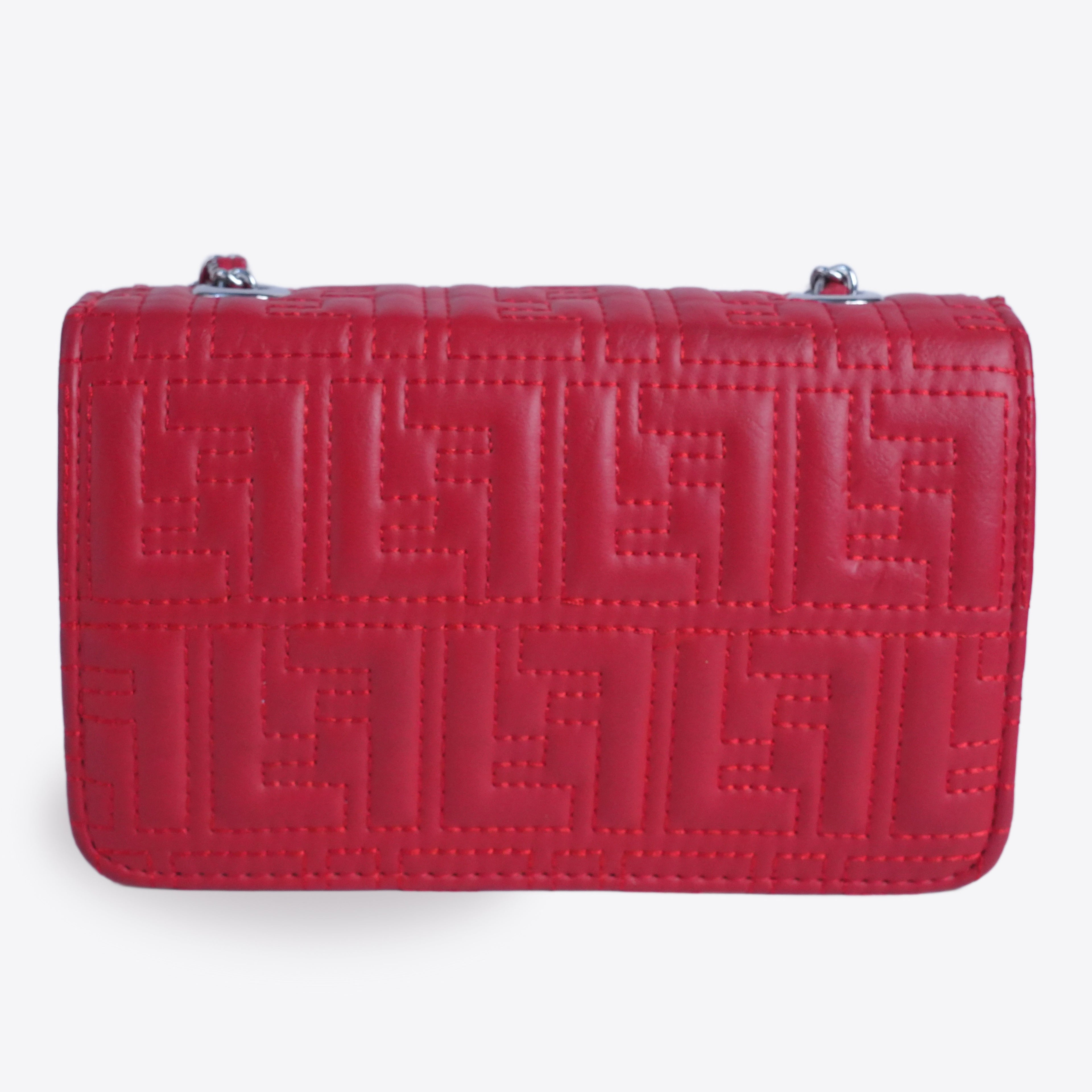 Women Textured Leather Crossbody Bag