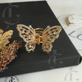 Butterfly Metal Hair Catcher Claw Clip
