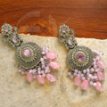 Blush Pink Chandbali Earrings