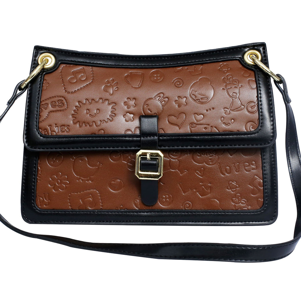Crossbody bag Black ang brown