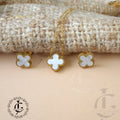 Radiant Clover Elegance Jewelry Set