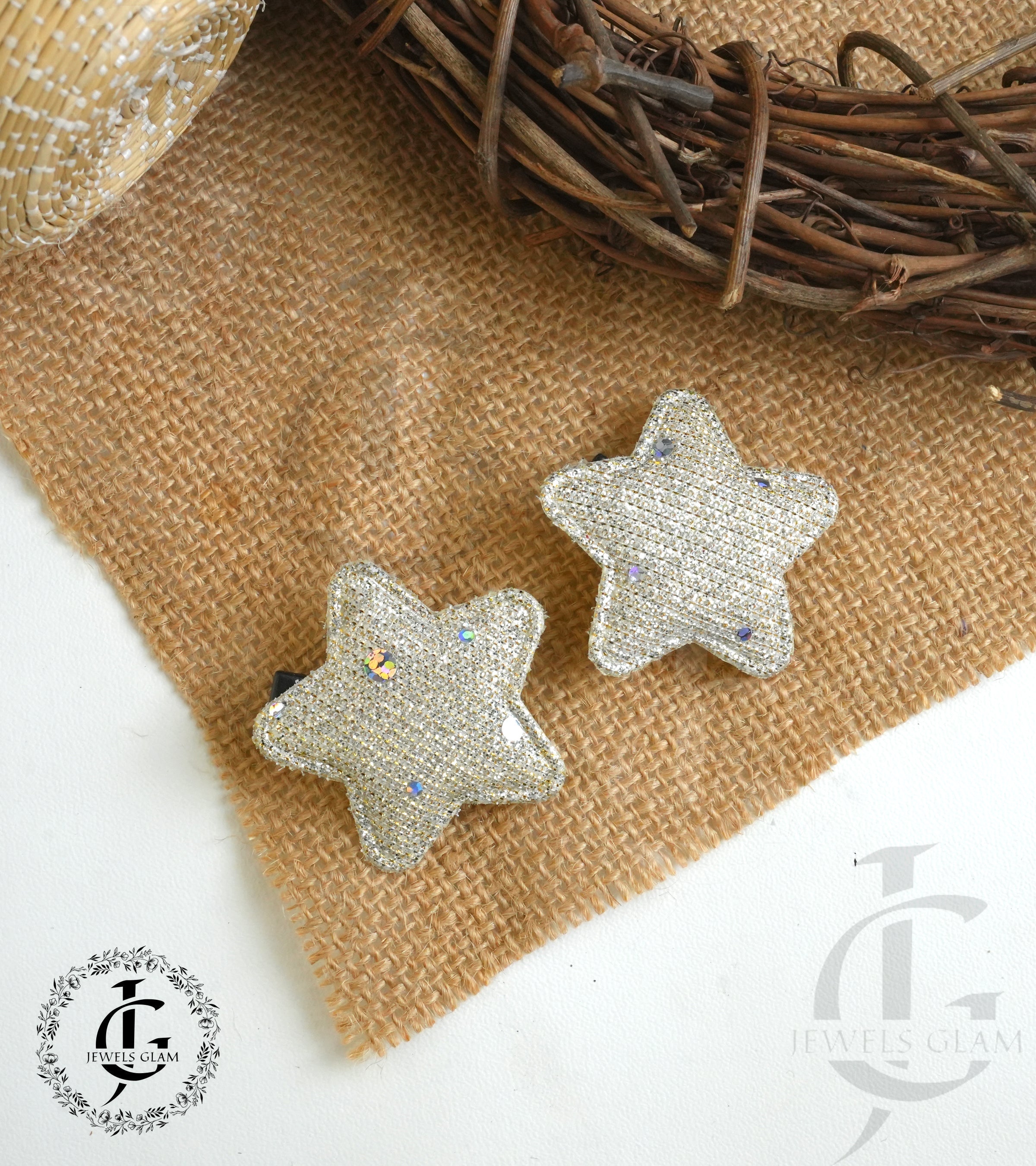 Star Hair pins Pair