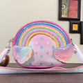 Little Girl Sparkling Rainbow Crossbody Shoulder Bag