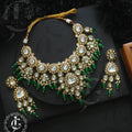 Emerald Majesty Kundan Bridal Jewelry Set