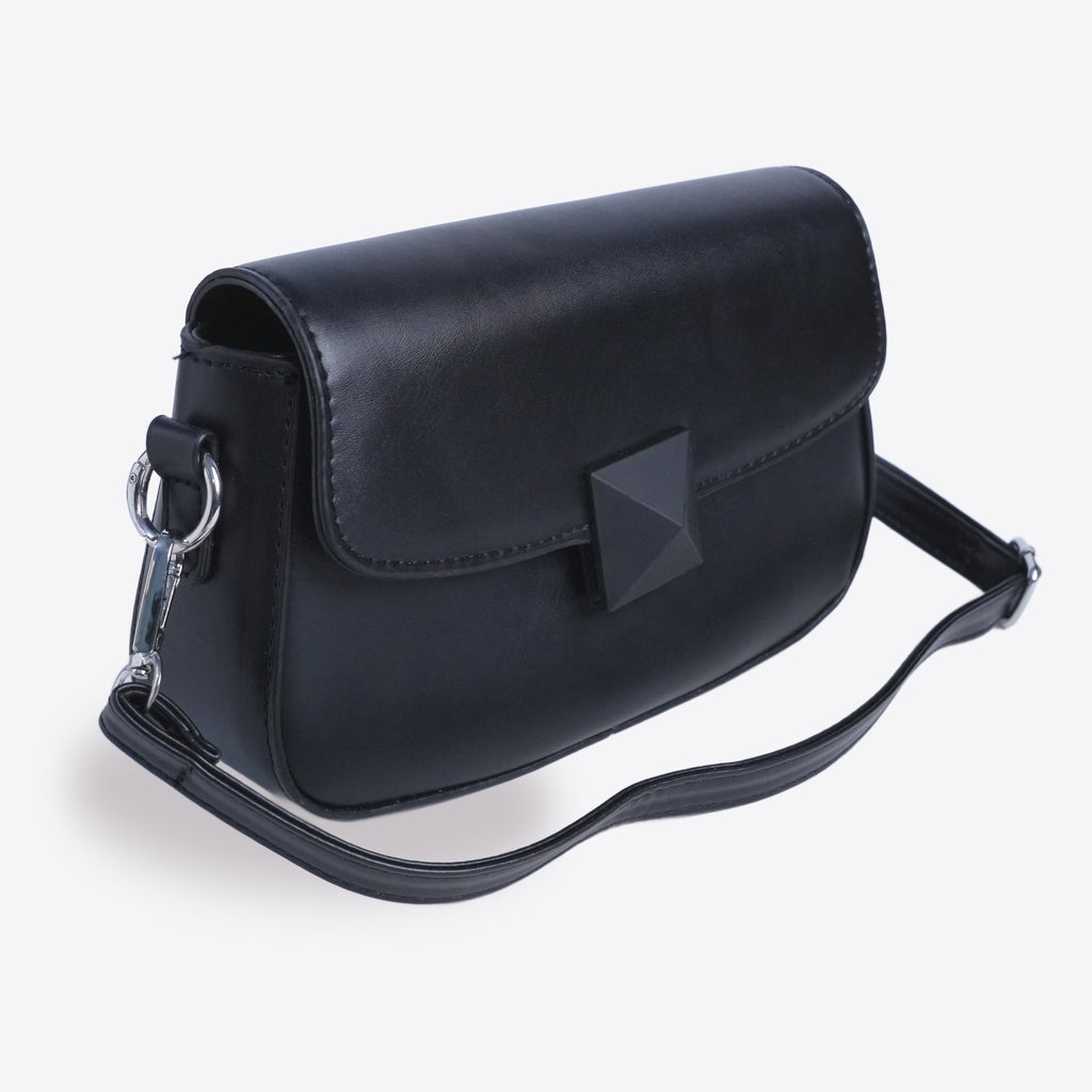 Mini Black Leather Bag