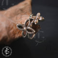 Floral Radiance Dual Band Ring