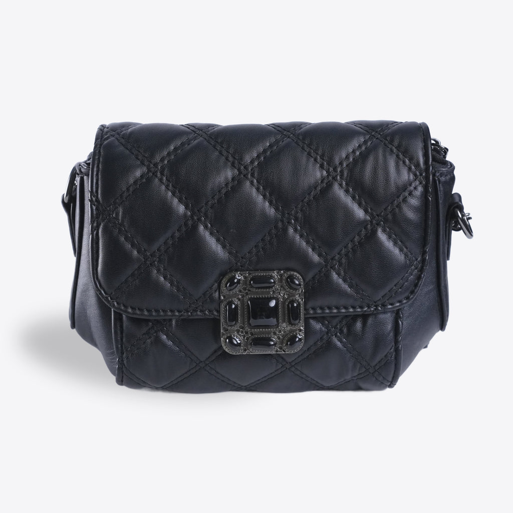 Black Bag With Stoned Lock
