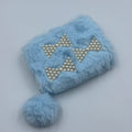 Blue Plush Wallet