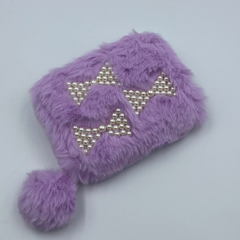 Purple Fluff Clutch