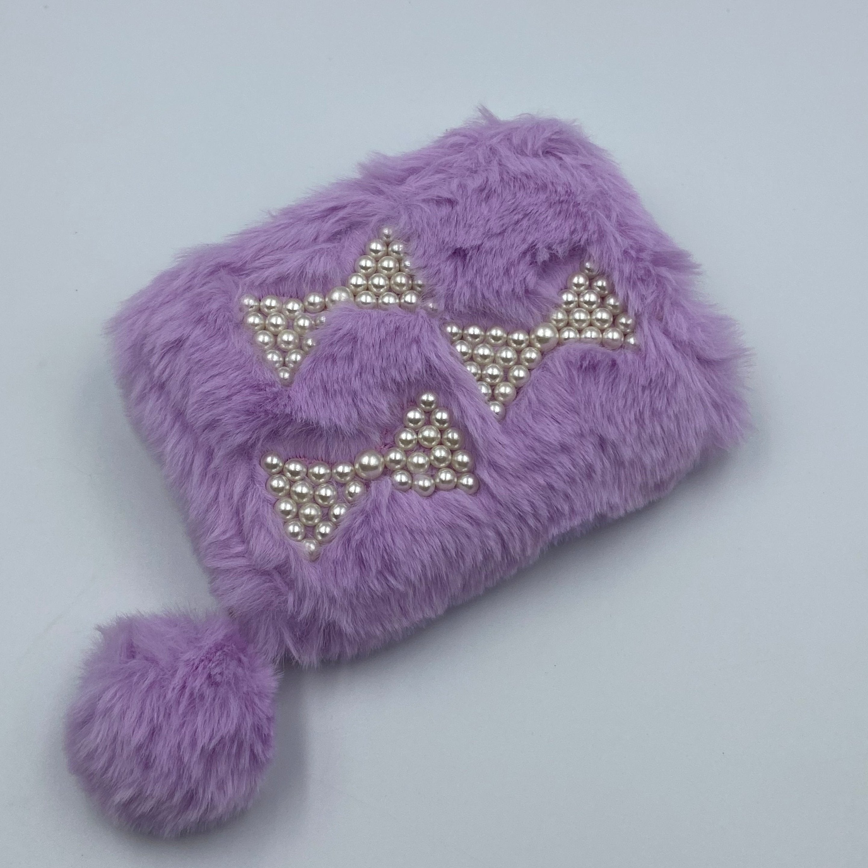 Purple Fluff Clutch