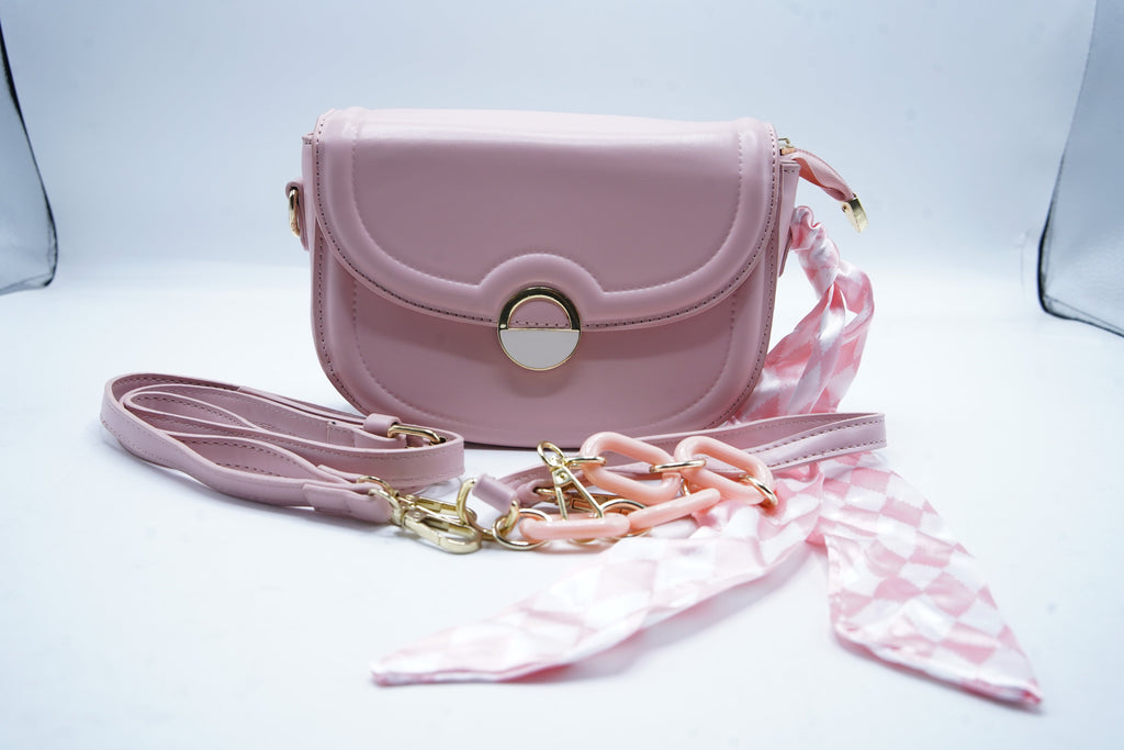 women Crossbody Bag Pink:)