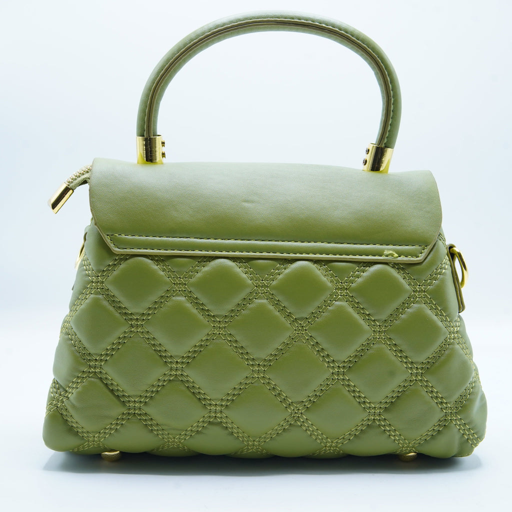 Women Crossbody Quilted Leather Bag