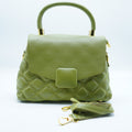 Women Crossbody Quilted Leather Bag
