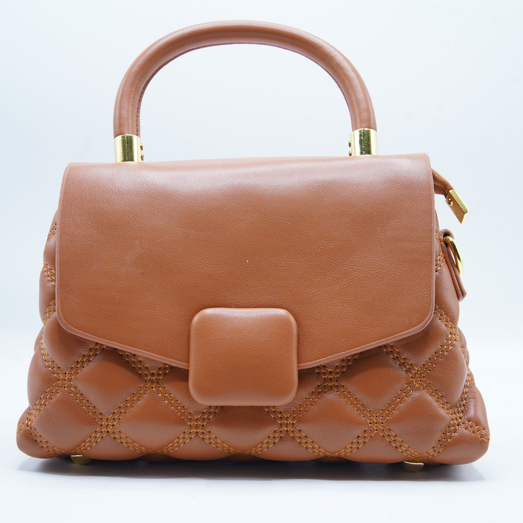 Women Crossbody Quilted Leather Bag