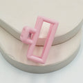 Pastel Rectangle Hair Catchers - Minimalist Elegance