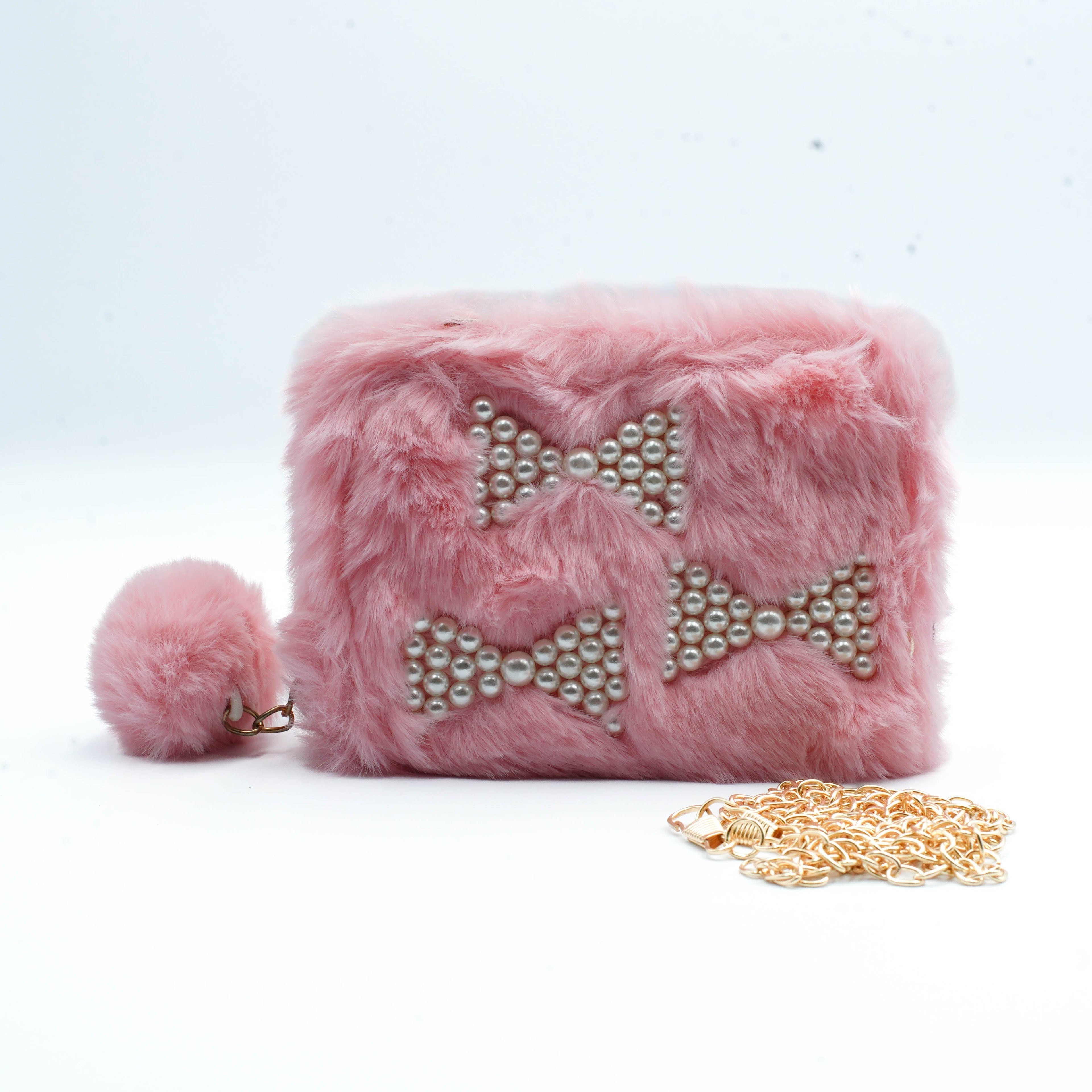 Pink Fluff Clutch
