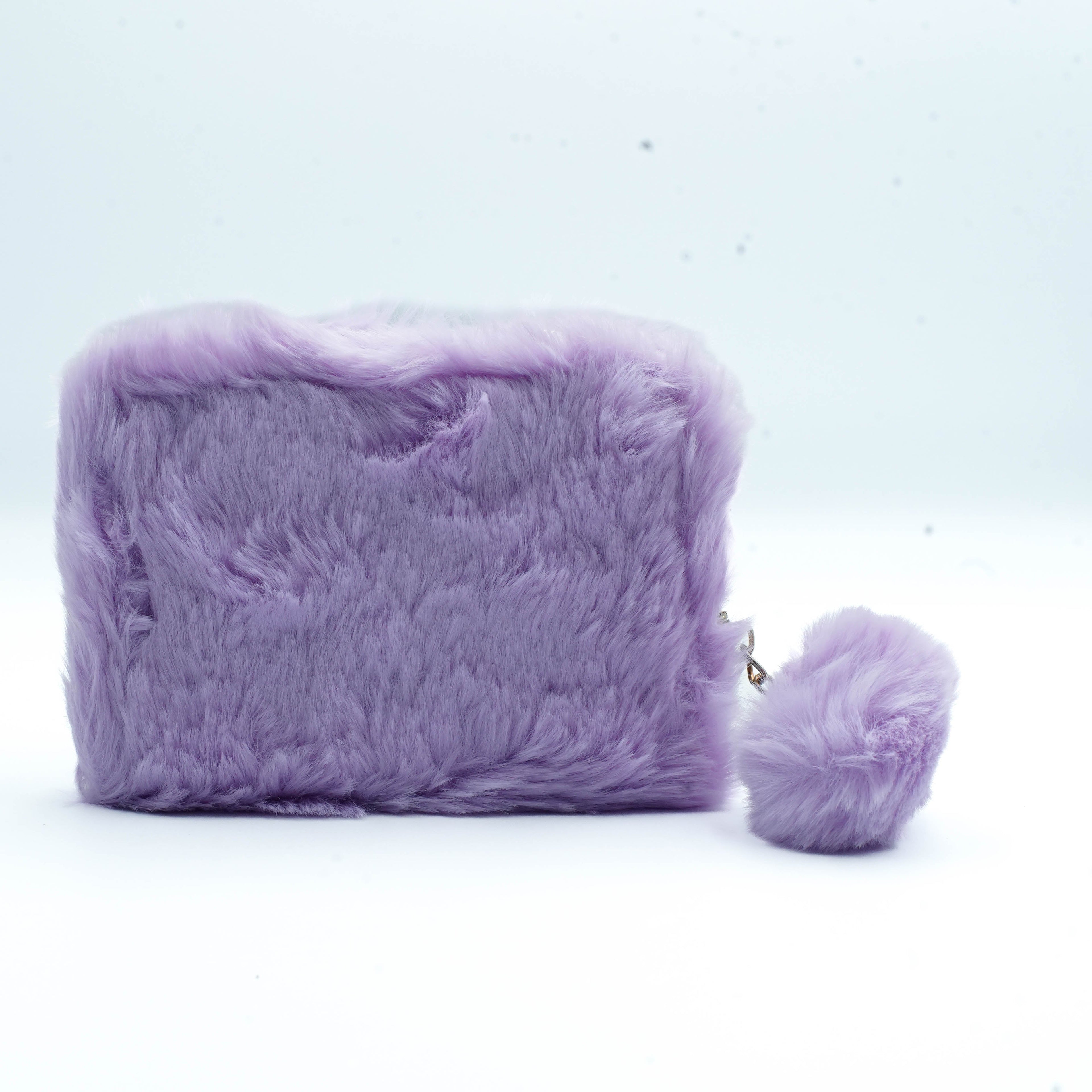 Purple Fluff Clutch