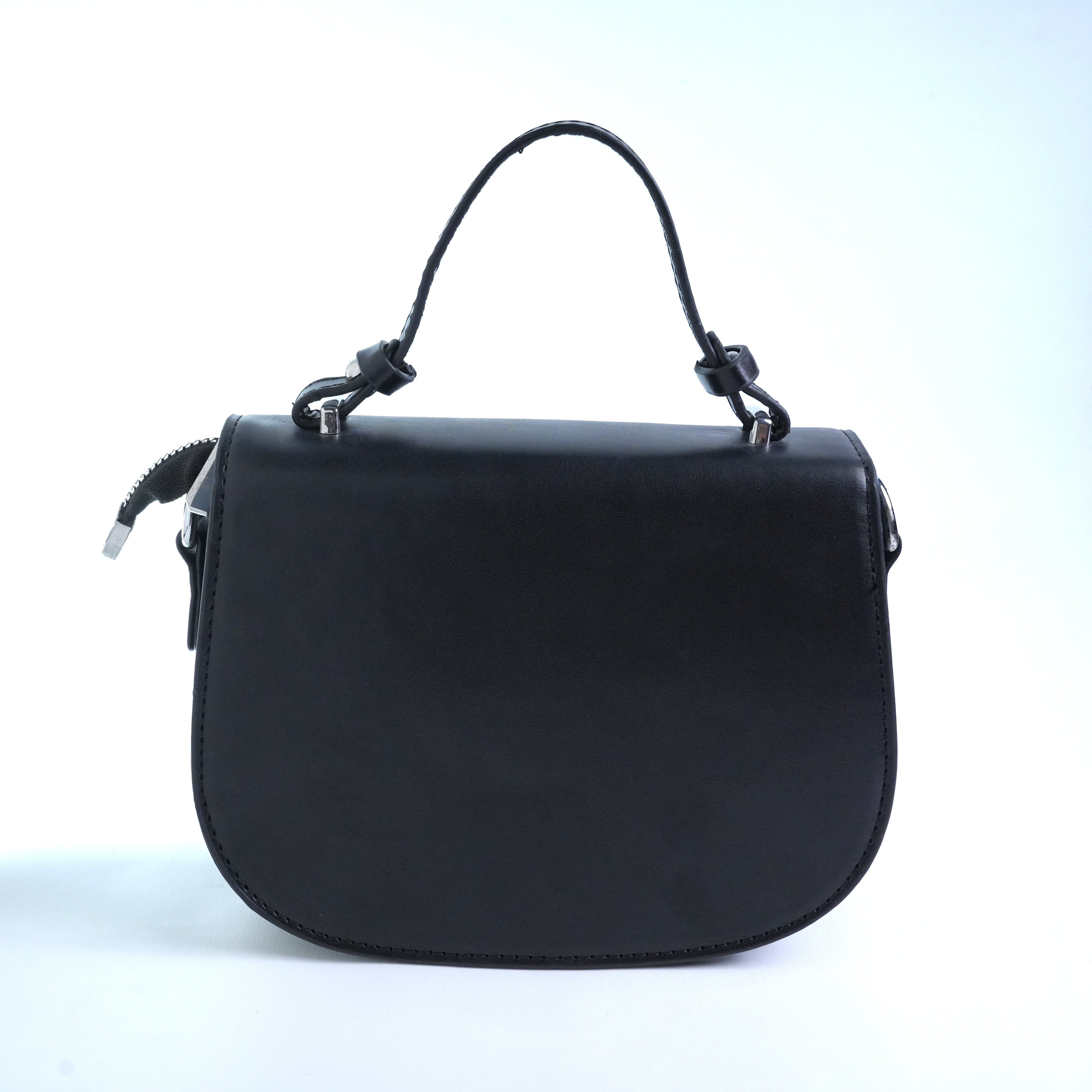 Women Sling Leather Bag With Dual Strap